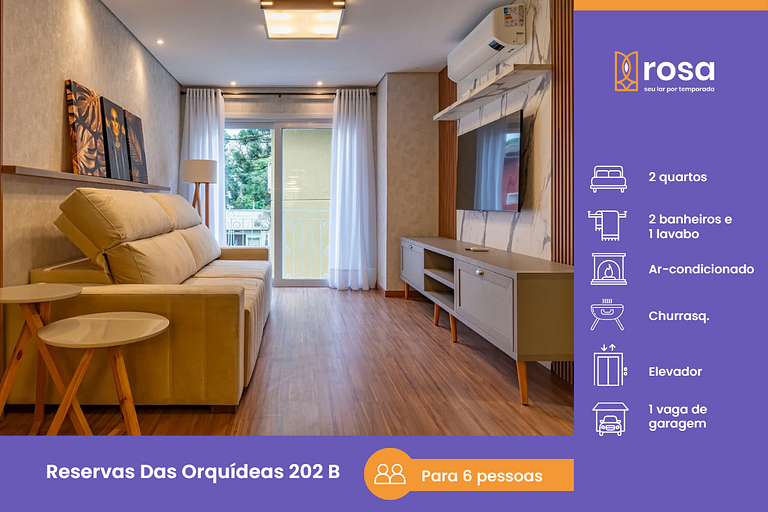Rosa Apartamento Reservas das Orquídeas 202 B