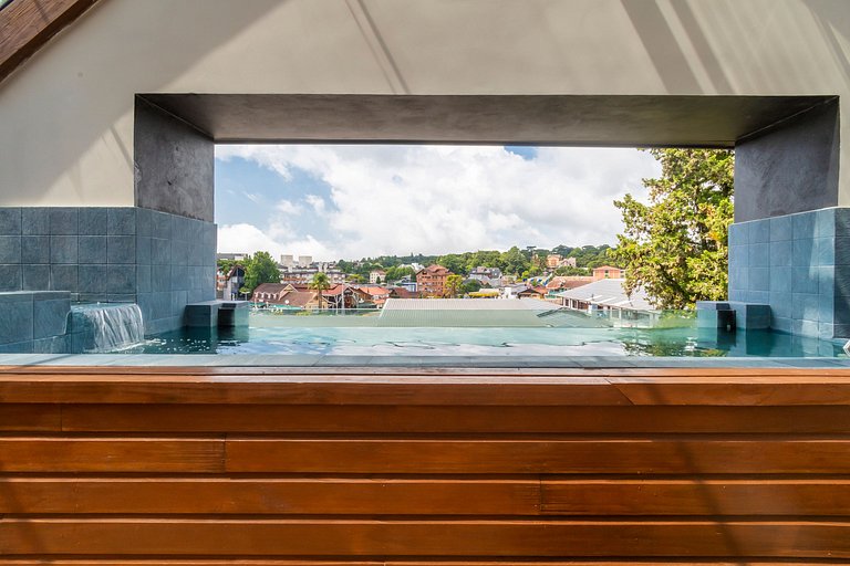 Rosa Studio novíssimo com piscina