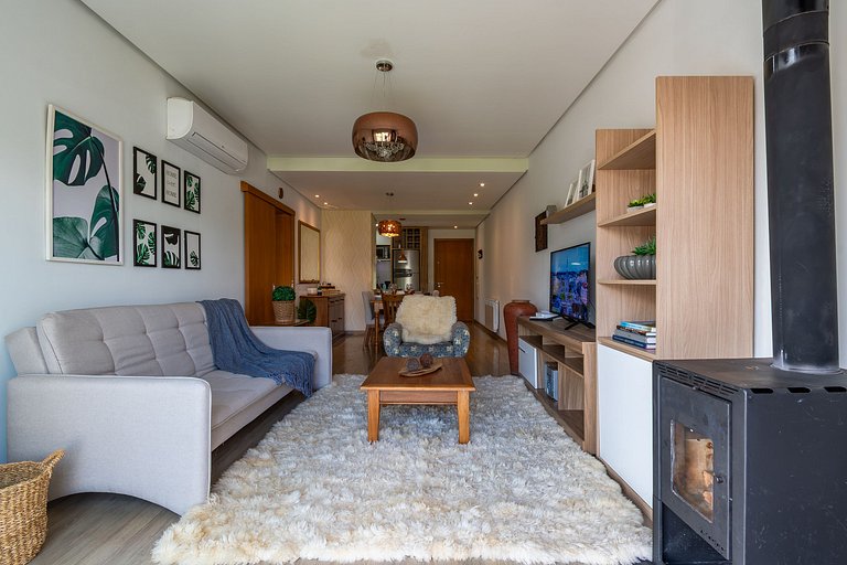 Rosa Apartamento com piscina para até 8 pessoas