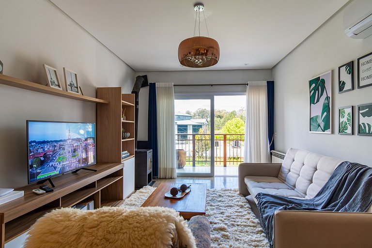 Rosa Apartamento com piscina para até 8 pessoas