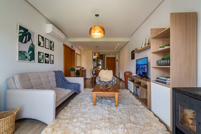 Rosa Apartamento com piscina para até 8 pessoas