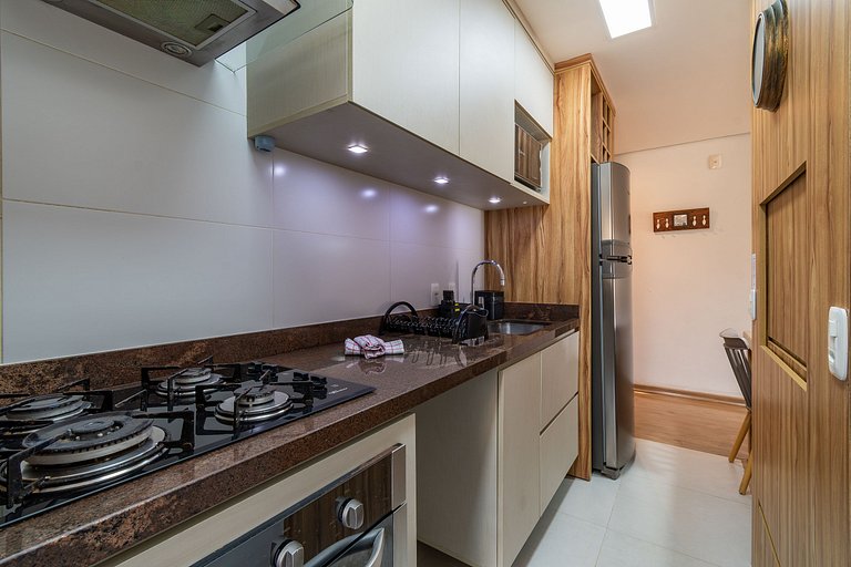 Rosa Apartamento com piscina para até 8 pessoas