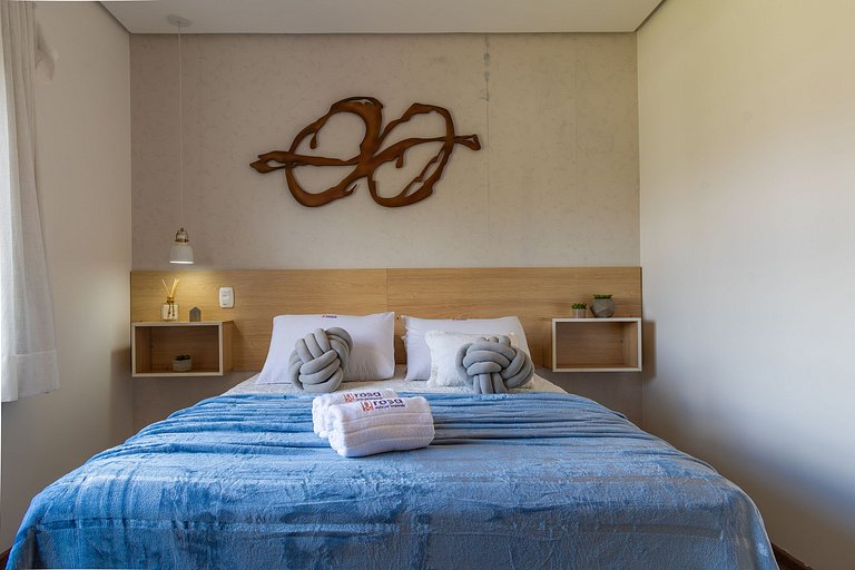 Rosa Apartamento com piscina para até 8 pessoas