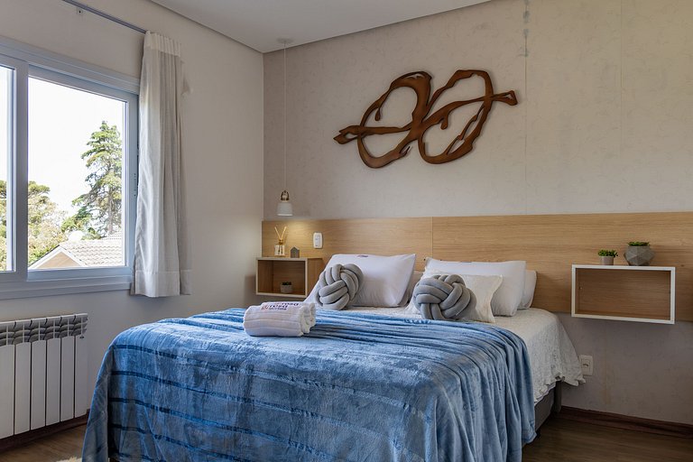 Rosa Apartamento com piscina para até 8 pessoas