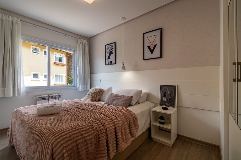 Rosa Apartamento com piscina para até 8 pessoas