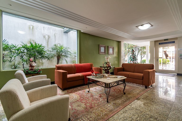 Rosa Apartamento com vista para a Borges